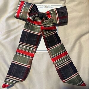 Crown & Ivy Red and Green Plaid Bow Tie